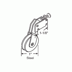 Peachtree Sliding Patio Door - Screen Rollers [pair] - 10-394M